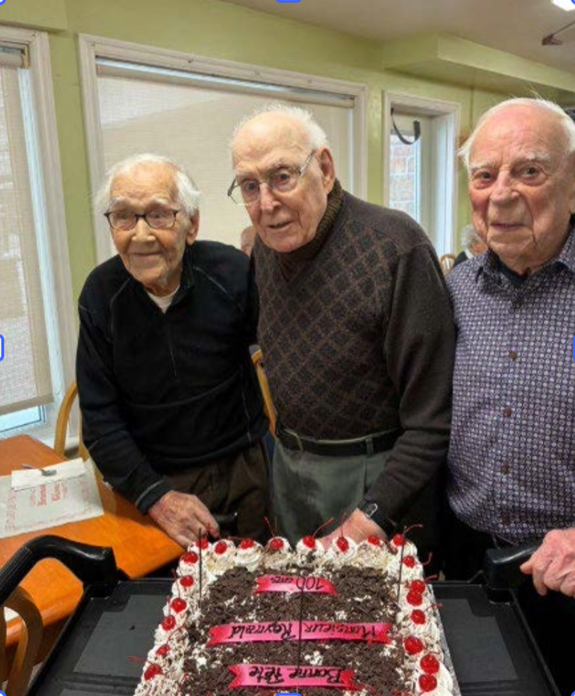Nos trois centenaires, une grande fierté